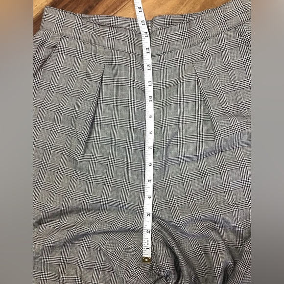 Lauren Ralph Lauren Vintage Women’s Glen Plaid Pleated Career Cuffed Slacks 8 - Picture 12 of 13